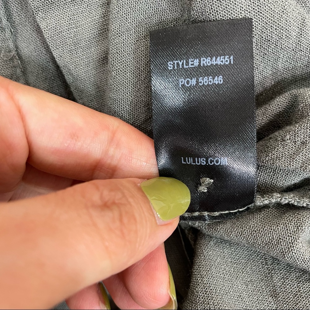 Lulus Olive Green Button Down Shirt Dress - Picture 8 of 10